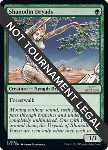 Image for Shanodin Dryads (212) - Magic: The Gathering