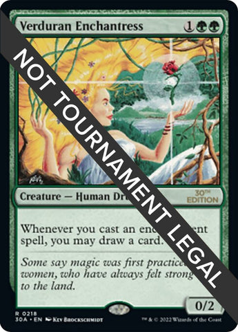 Image for Verduran Enchantress (218) - Magic: The Gathering