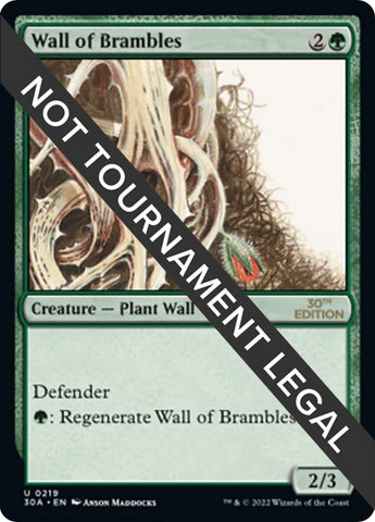 Image for Wall of Brambles (219) - Magic: The Gathering