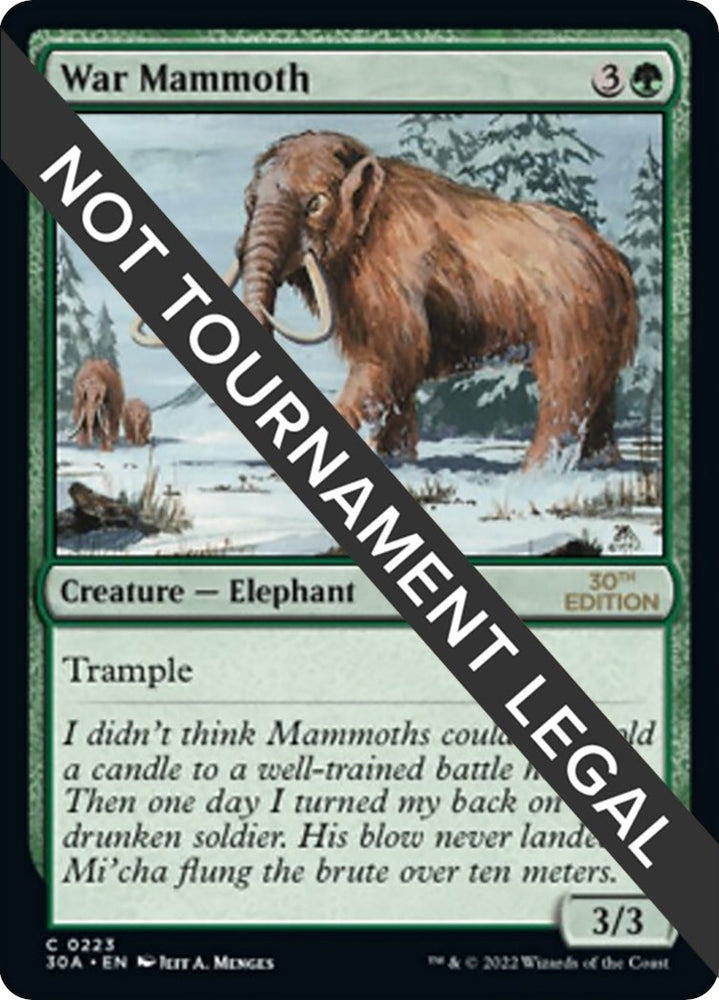 Image for War Mammoth (223) - Magic: The Gathering