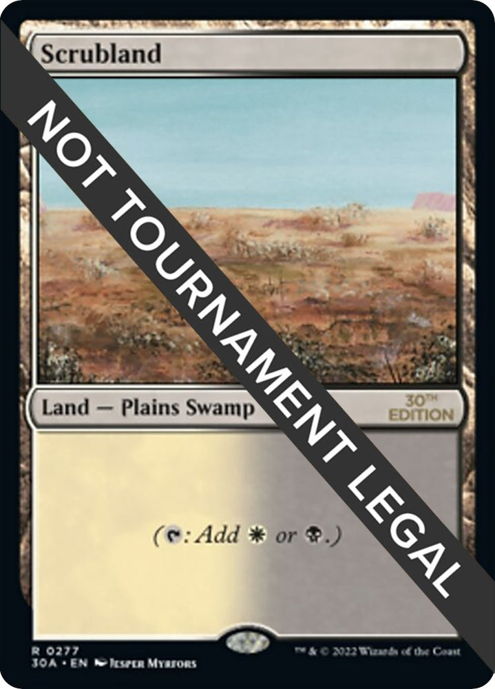 Image for Scrubland (277) - Magic: The Gathering