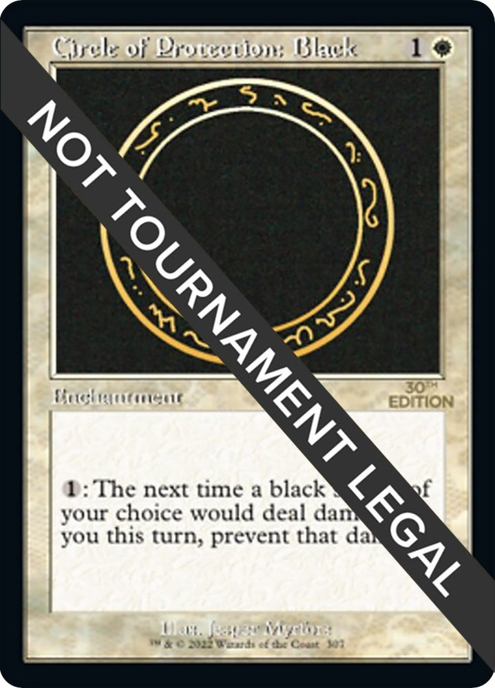Image for Circle of Protection: Black (Retro Frame) (307) (30A)
