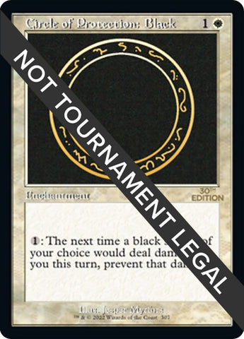 Image for Circle of Protection: Black (Retro Frame) (307) (30A)