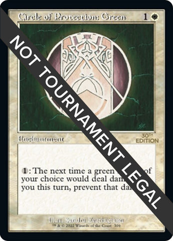 Image for Circle of Protection: Green (Retro Frame) (309) (30A)