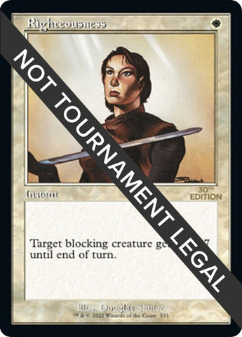 Image for Righteousness (Retro Frame) (333) (30A)