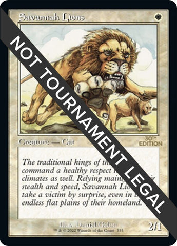Image for Savannah Lions (Retro Frame) (335) (30A)