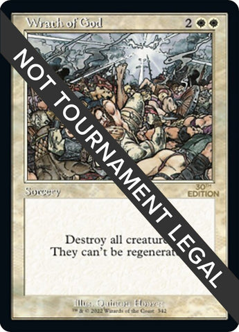 Image for Wrath of God (Retro Frame) (342) (30A)