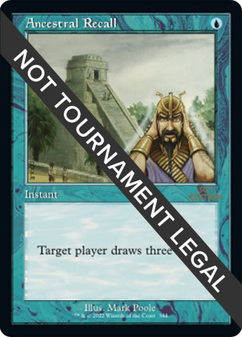 Ancestral Recall (Retro Frame) (344) (30A)