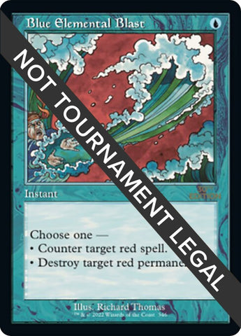Image for Blue Elemental Blast (Retro Frame) (346) (30A)