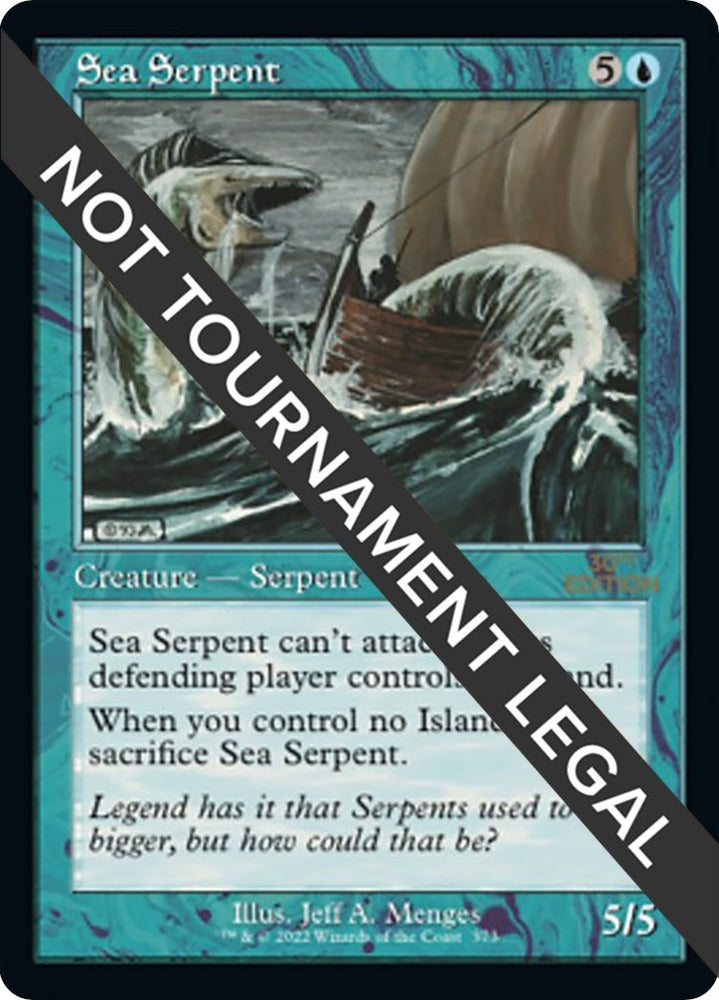 Image for Sea Serpent (Retro Frame) (373) - Magic: The Gathering