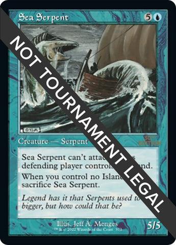 Image for Sea Serpent (Retro Frame) (373) - Magic: The Gathering