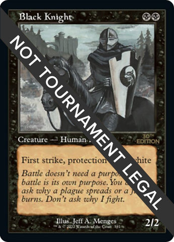 Black Knight (Retro Frame) (391) (30A)