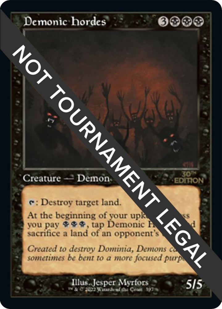 Image for Demonic Hordes (Retro Frame) (397) (30A)