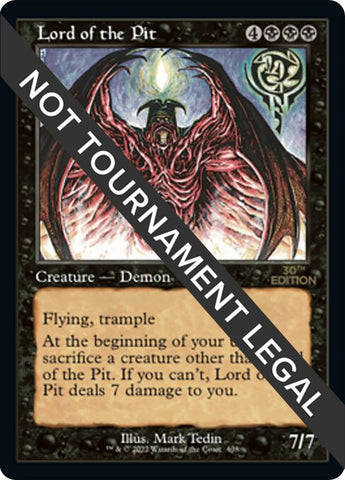 Image for Lord of the Pit (Retro Frame) (408) (30A)