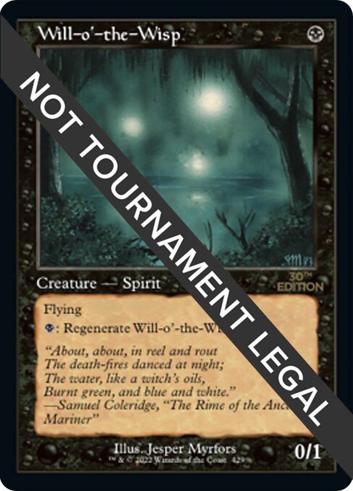 Image for Will-o'-the-Wisp (Retro Frame) (429) - Magic: The Gathering