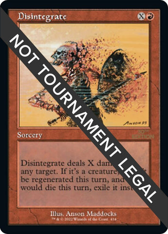 Image for Disintegrate (Retro Frame) (434) (30A)