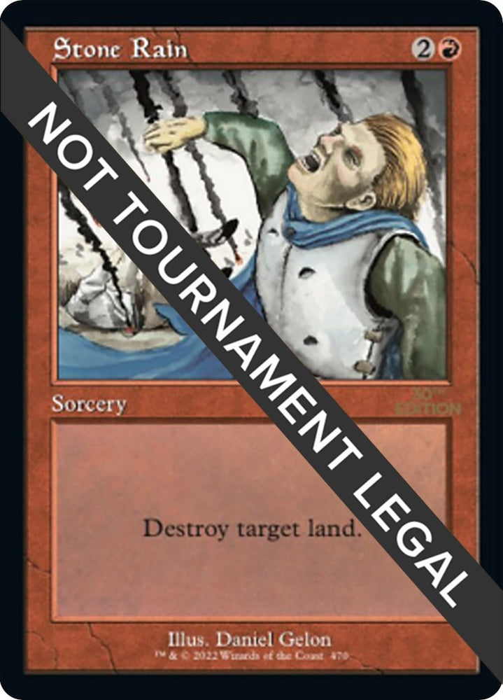 Image for Stone Rain (Retro Frame) (470) - Magic: The Gathering