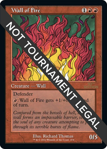 Image for Wall of Fire (Retro Frame) (474) (30A)