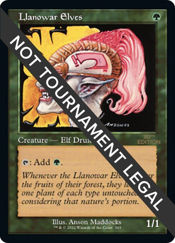 Image for Llanowar Elves (Retro Frame) (503) (30A)