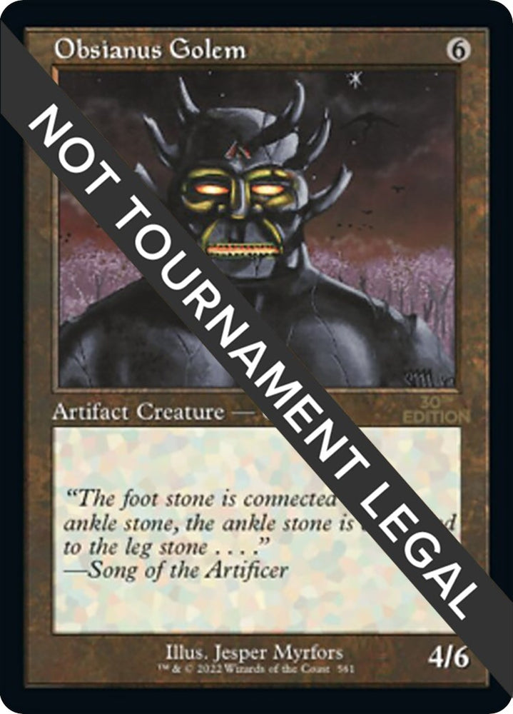 Image for Obsianus Golem (Retro Frame) (561) (30A)