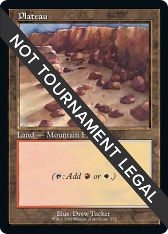 Image for Plateau (Retro Frame) (572) - Magic: The Gathering