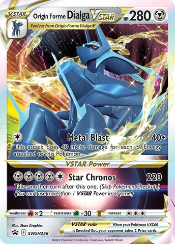 Image for Origin Forme Dialga VSTAR (SWSH256) [SWSH: Sword & Shield Promo Cards]