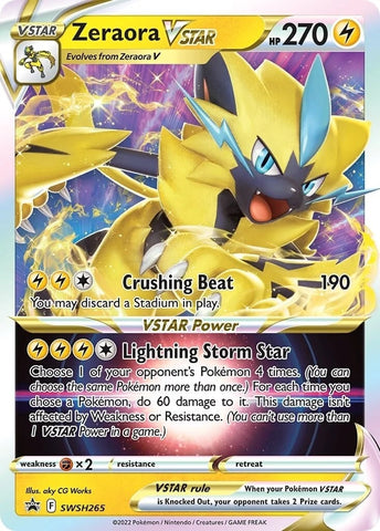 Image for Zeraora VSTAR - SWSH265 (SWSH265) [SWSH: Sword & Shield Promo Cards]