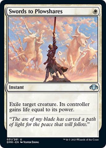 Image for Swords to Plowshares (31) [Dominaria Remastered]