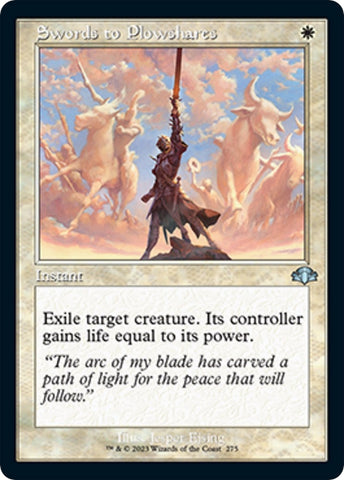 Image for Swords to Plowshares (Retro Frame) (275) [Dominaria Remastered]