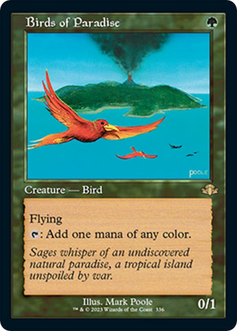 Image for Birds of Paradise (Retro Frame) (336) [Dominaria Remastered]