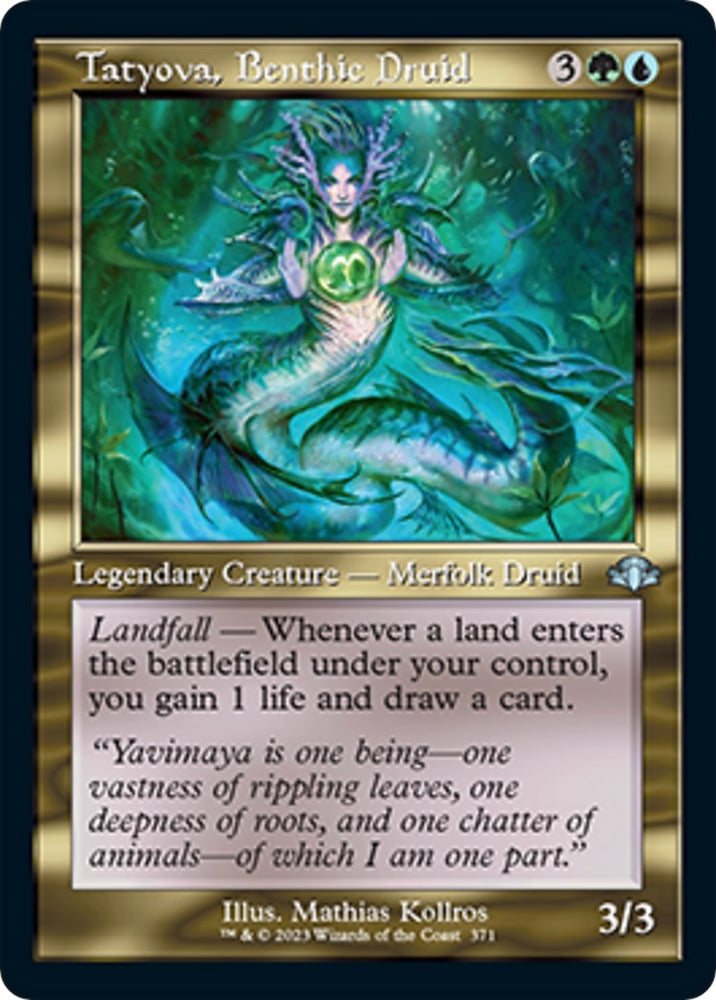 Image for Tatyova, Benthic Druid (Retro Frame) (371) [Dominaria Remastered]