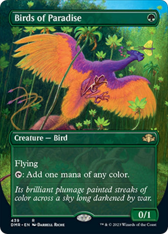 Image for Birds of Paradise (Borderless) (439) [Dominaria Remastered]