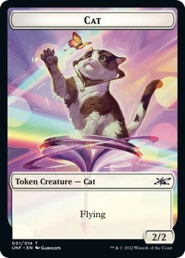 Image for Cat // Treasure (13) Double-sided Token [Unfinity]