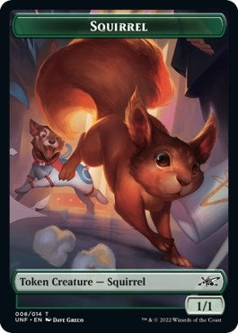 Image for Squirrel // Food (011) Double-sided Token [Unfinity]
