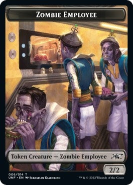 Image for Zombie Employee // Food (010) Double-sided Token [Unfinity]