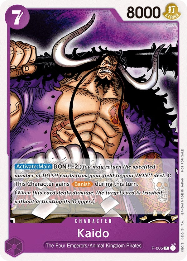 Kaido (Promotion Pack 2022) (P-005) (One Piece Promotion Cards)