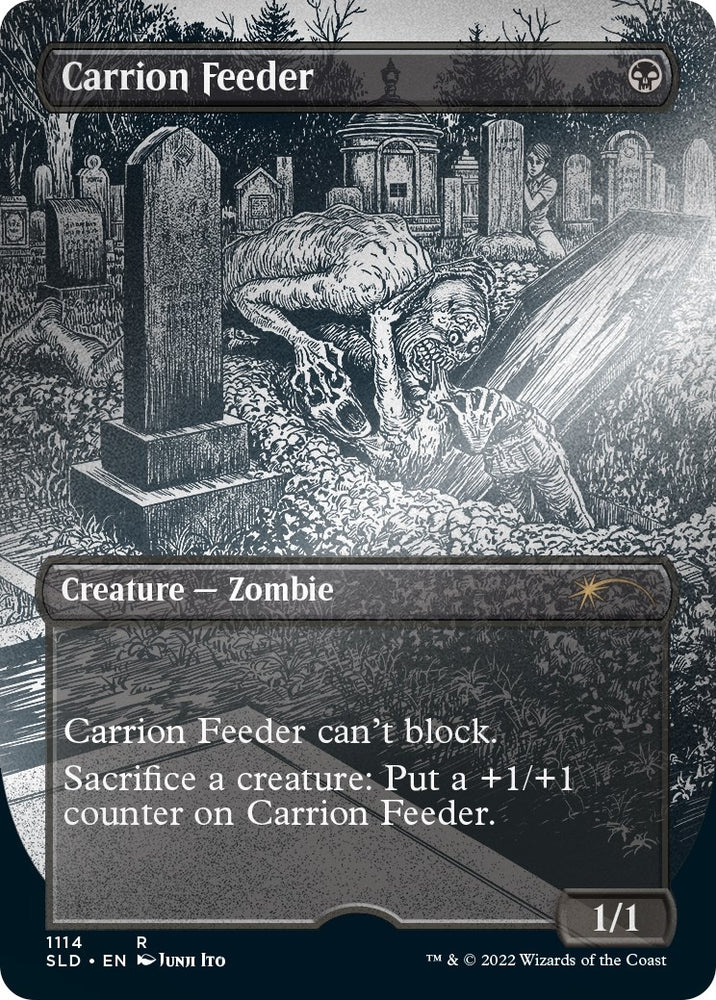 Image for Carrion Feeder (Borderless) (Foil Etched) (1114) [Secret Lair Drop Series]