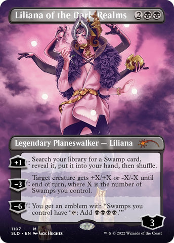 Image for Liliana of the Dark Realms (Borderless) (1107) [Secret Lair Drop Series]