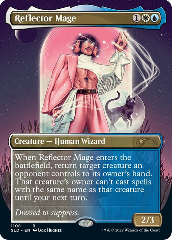 Image for Reflector Mage (Borderless) (1108) [Secret Lair Drop Series]