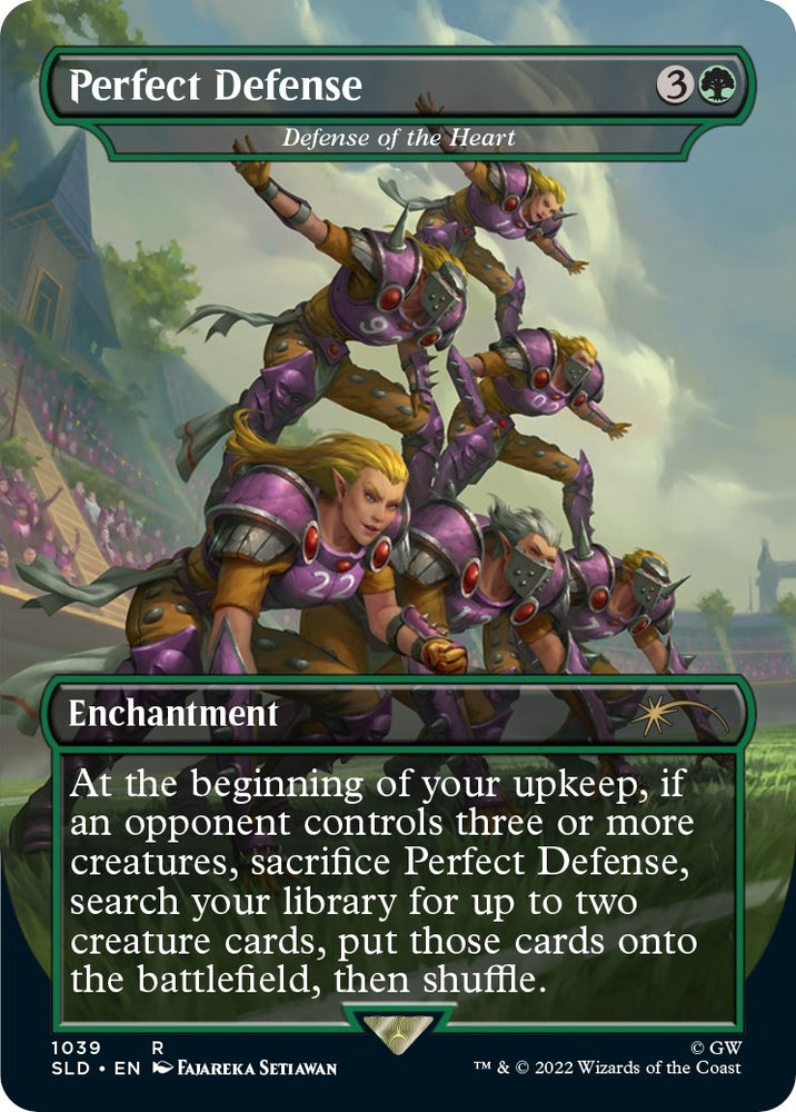 Image for Perfect Defense - Defense of the Heart (Borderless) (1039) [Secret Lair Drop Series]