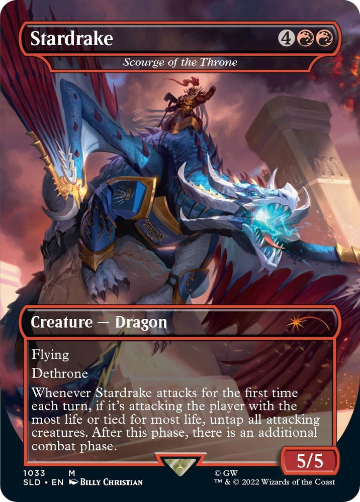 Image for Stardrake - Scourge of the Throne (Borderless) (1033) [Secret Lair Drop Series]