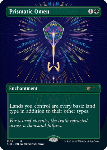 Image for Prismatic Omen (Borderless) (1104) [Secret Lair Drop Series]