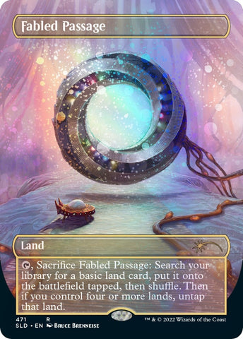 Image for Fabled Passage (Borderless) (Galaxy Foil) (471) [Secret Lair Drop Series]