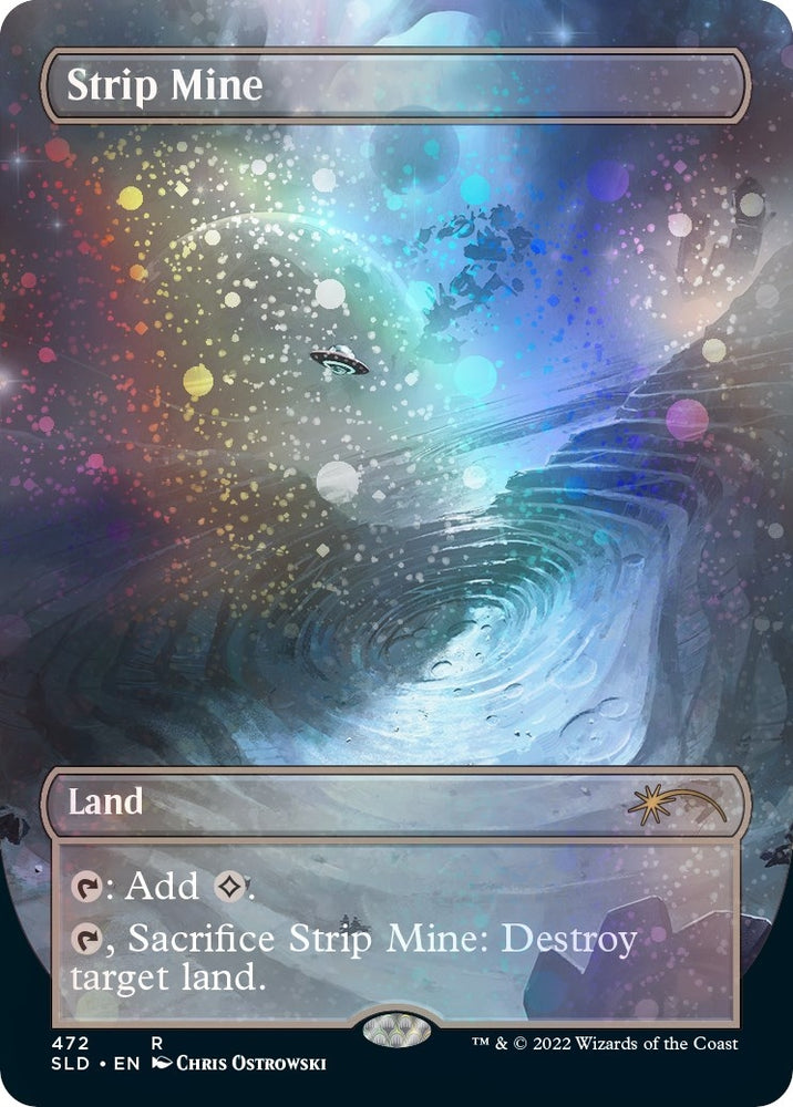 Image for Strip Mine (Borderless) (Galaxy Foil) (472) [Secret Lair Drop Series]