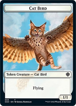 Image for Cat Bird // Spirit Double-Sided Token (5 // 9) [Starter Commander Decks]