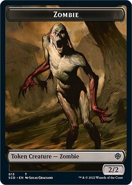 Image for Zombie // Zombie Army Double-Sided Token (13 // 14) [Starter Commander Decks]