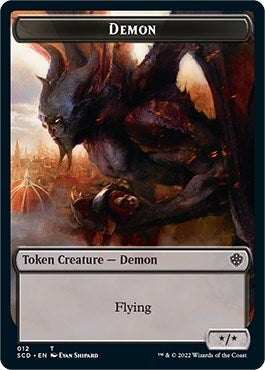 Image for Demon Double-Sided Token (12) [Starter Commander Decks]