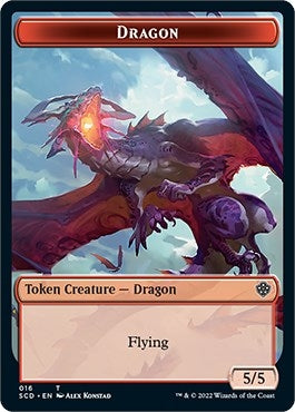 Image for Dragon Double-Sided Token (16) [Starter Commander Decks]
