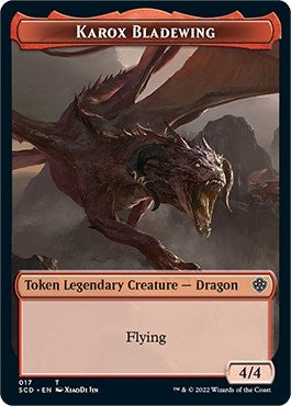Image for Karox Bladewing Double-Sided Token (17) [Starter Commander Decks]