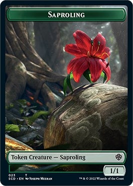 Image for Saproling // Cat Double-Sided Token (23 // 3) [Starter Commander Decks]
